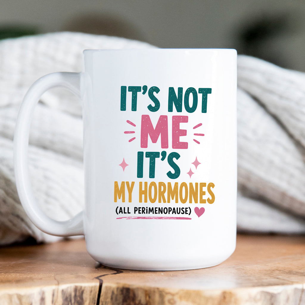 Retro It's Not Me It's My Hormones Mug | Funny Menopause Gift