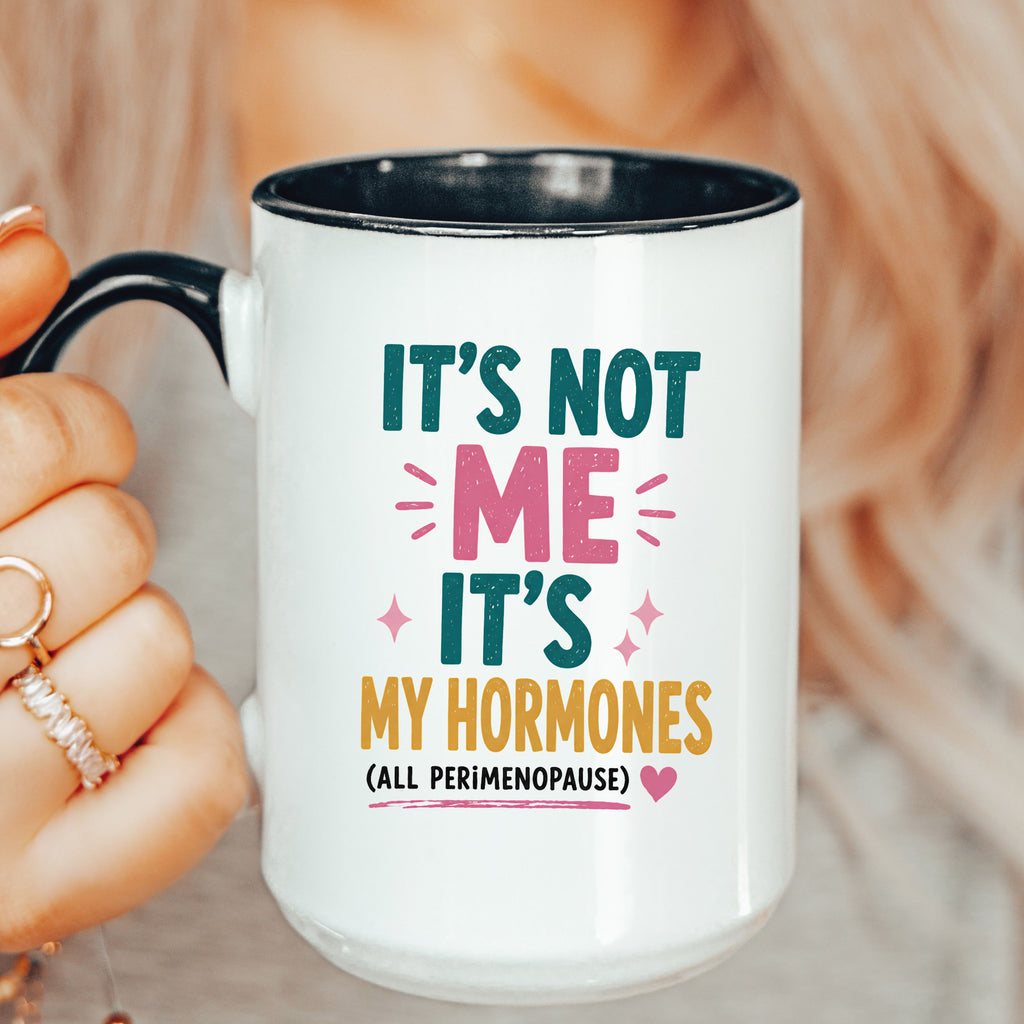 Retro It's Not Me It's My Hormones Mug | Funny Menopause Gift
