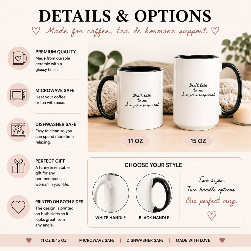 It's Not Mean I'm Perimenopausal Mug