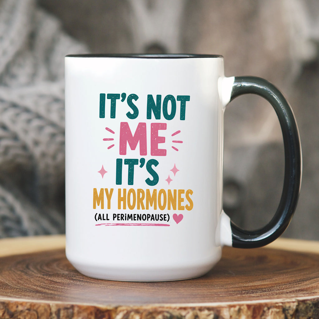 Retro It's Not Me It's My Hormones Mug | Funny Menopause Gift
