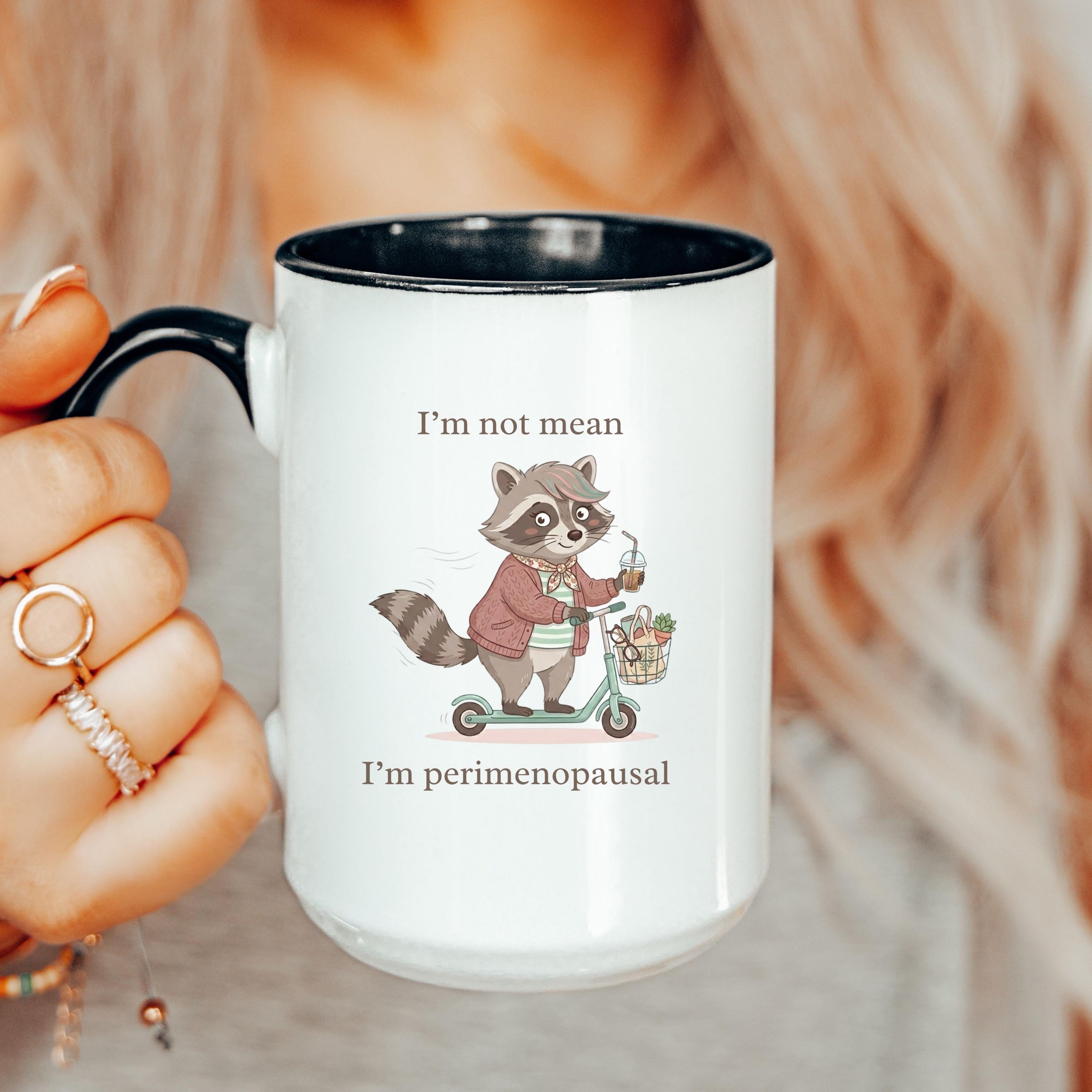 Perimenopause Club" Mug – Funny Hot Flash Coffee Mug for Women 40+